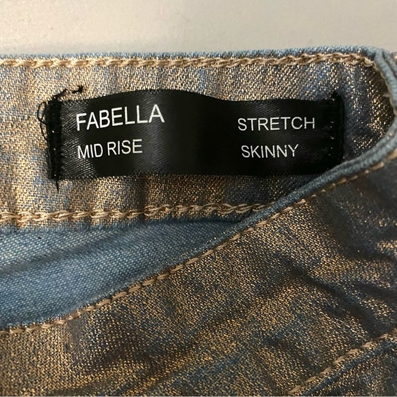 Buffalo David Bitton Irredescent Skinny Jeans Y2K Women’s Sz Mid Rise Size 26 - Picture 4 of 11